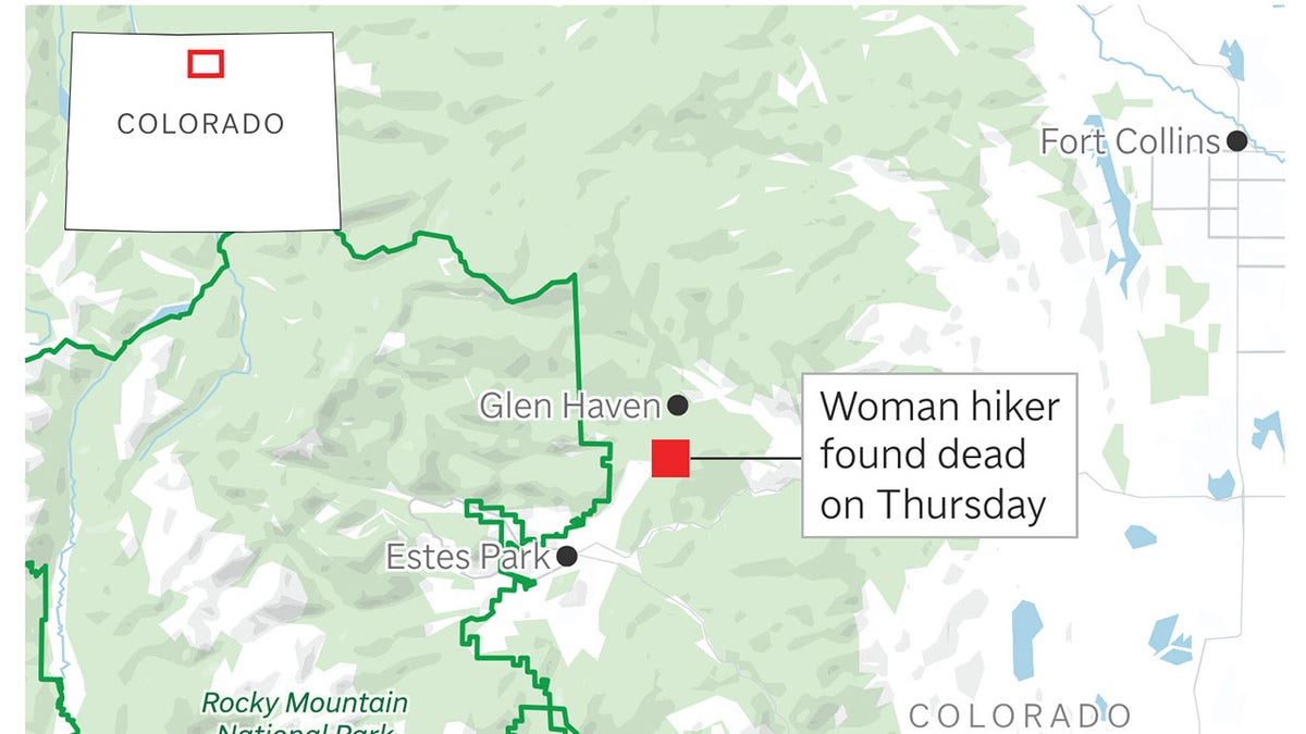Map of mountain lion mauling