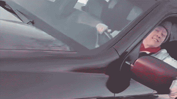 Renee Nicole Good in her car