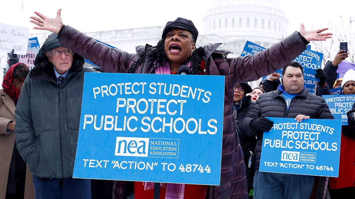 NEA protest National Education Association