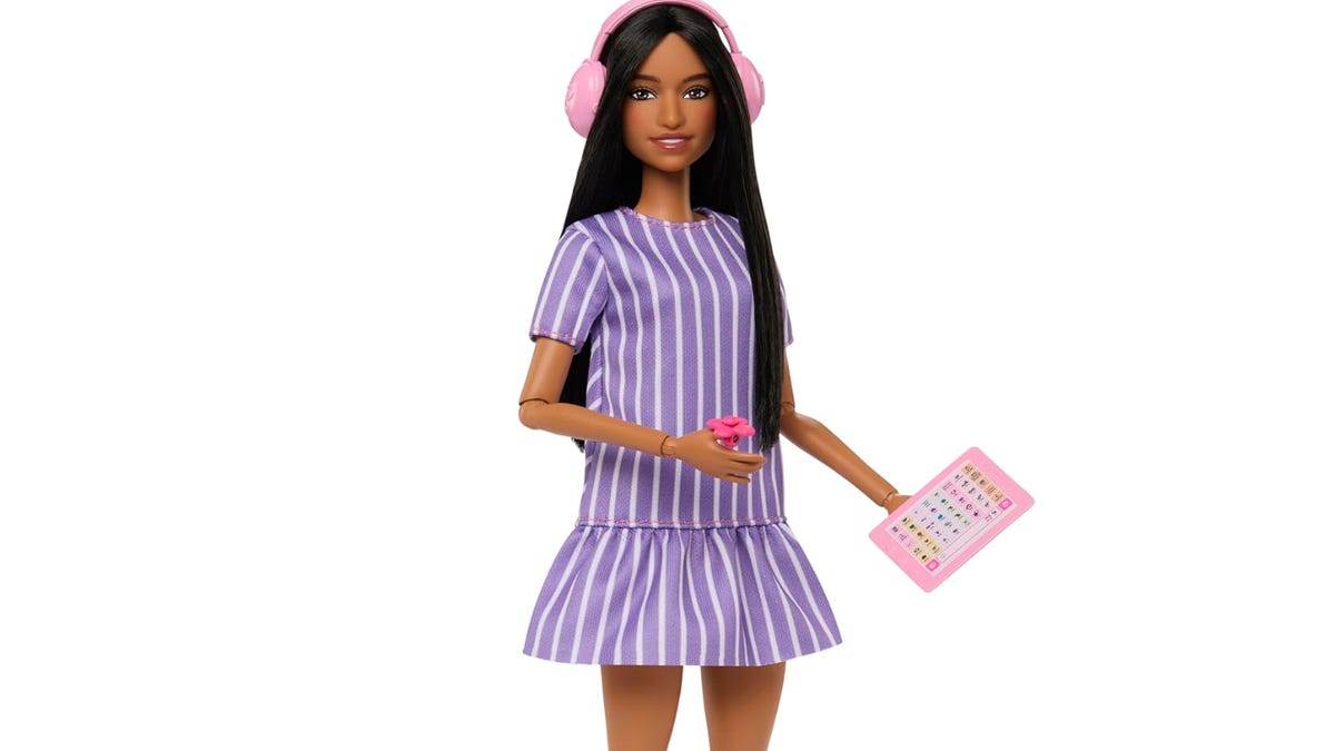 New Autistic Barbie Comes With Noise-Canceling Headphones, Fidget Spinner, AAC Tablet