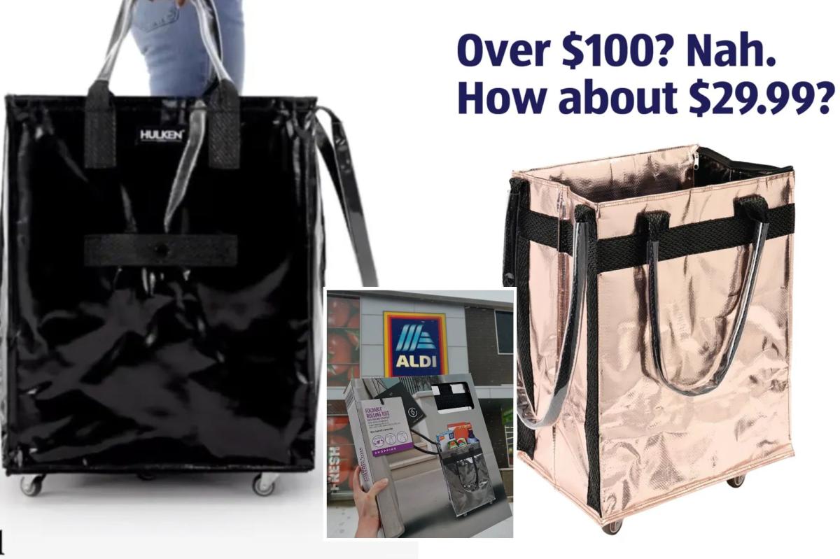 Aldi’s  Hulken bag dupe is the coveted, new ‘It’ tote of 2026 (Sorry, Trader Joe’s)