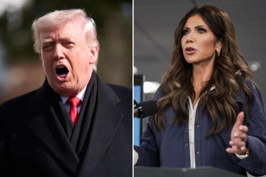 Trump addresses requests to fire DHS Secretary Kristi Noem with one-word response