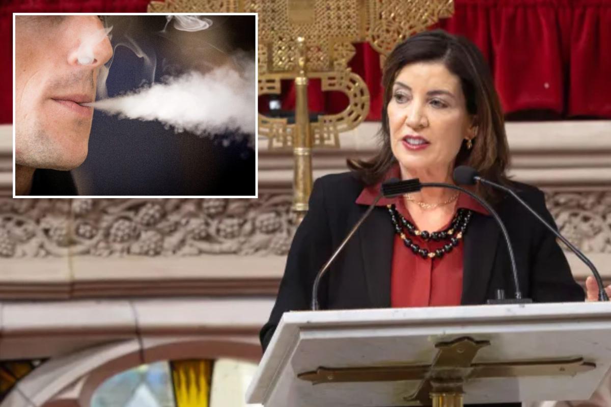 Gov. Kathy Hochul vows crackdown on illegal flavored vapes as NY market explodes with dodgy products