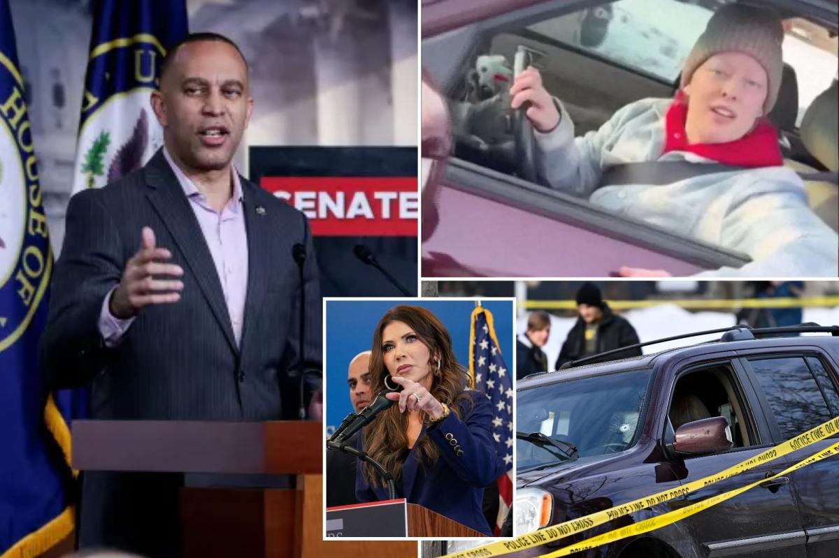 Hakeem Jeffries calls for Kristi Noem ouster after DHS response to Renee Good shooting: ‘She should be run out of town’