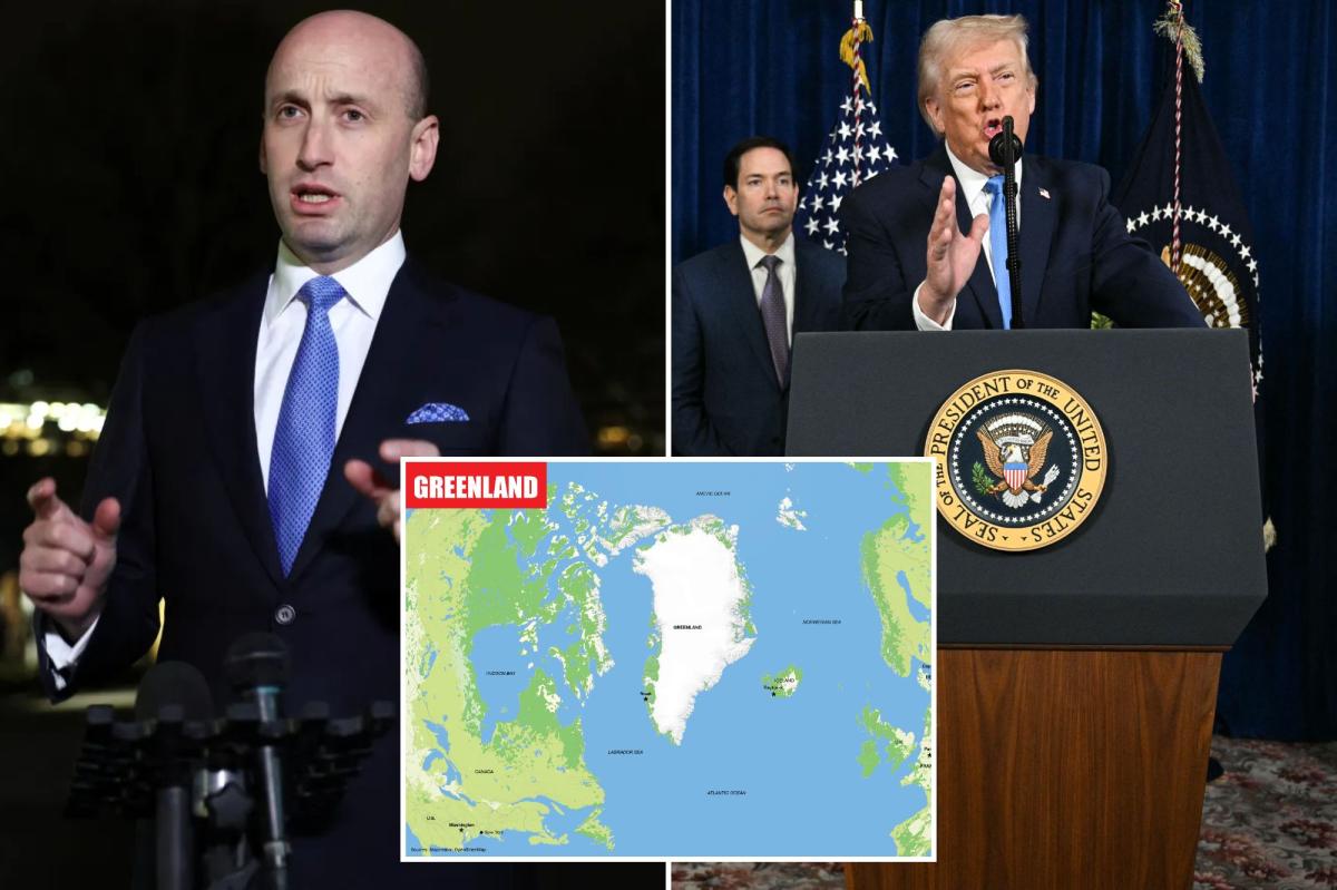 Stephen Miller dismisses the idea Denmark would fight for Greenland, claims it should be part of the US