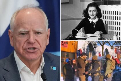 Tim Walz compares Trump’s ICE crackdown in Minnesota to Nazi occupation told by Anne Frank
