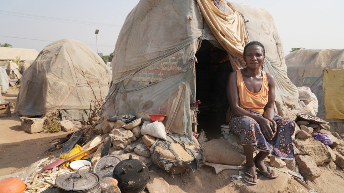 A Nigerian Christian at a refugee camp.