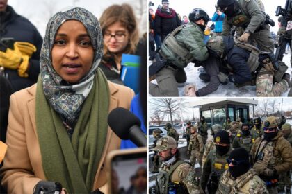 Ilhan Omar squares off against feds, joins Minneapolis protesters after being kicked out of ICE facility