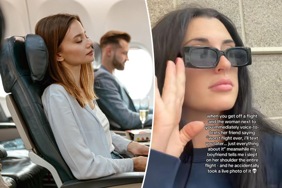 Boyfriend slammed for letting his tired girlfriend do this mid-flight: ‘Why did he let this happen?’