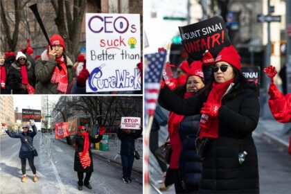 Nurses union lowers demand for raises at Mount Sinai — as second week of bitter NYC strike winds down