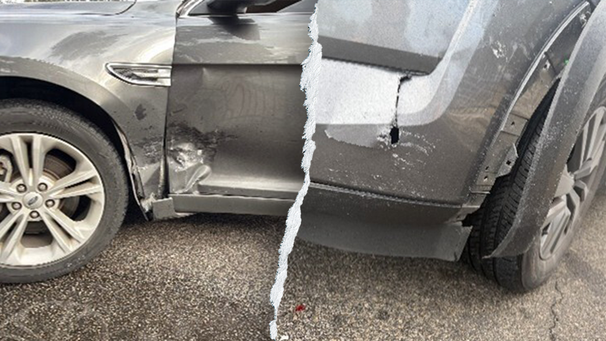 Robyn Argote Brooks ramming incident vehicle damage