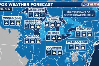 Bone-chilling temperatures, possible wintry mix to hit NYC Thursday