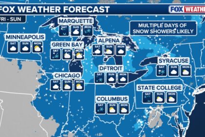 Bone-chilling temperatures, possible wintry mix to hit NYC Thursday