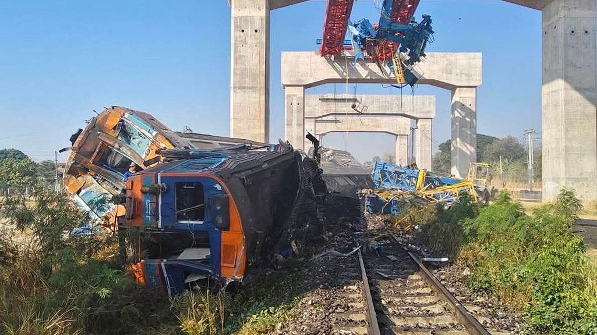 Thailand train derailment