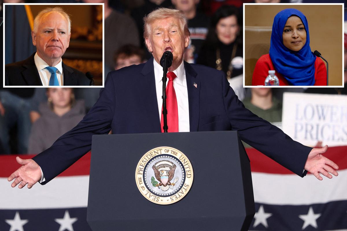 Trump claims Minnesota fraud exceeds  billion — blames Biden admin, singles out Omar and Walz