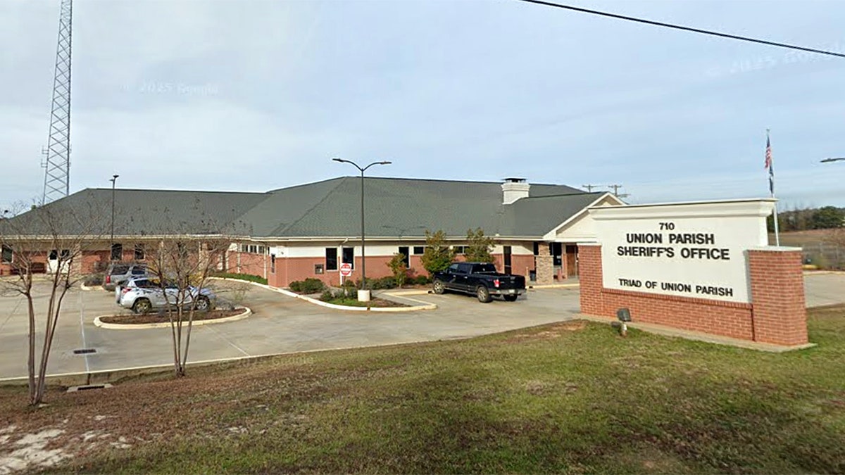 Google Maps image of the Union Parish Sheriff's Office in Farmerville, Louisiana.
