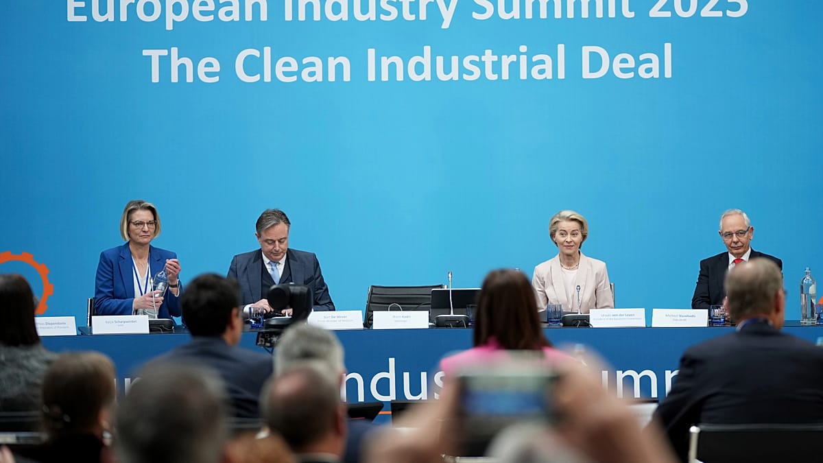 European leaders meet industry heavyweights in power shift