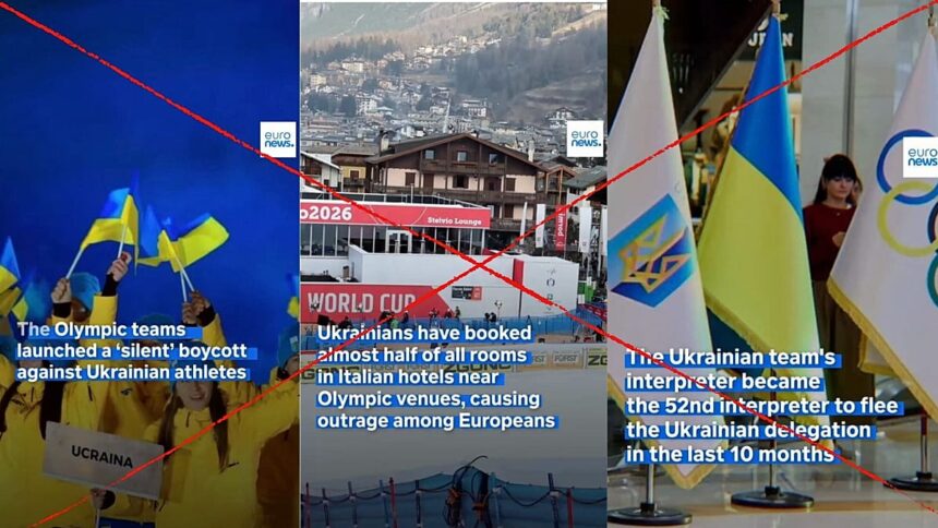 Fake Euronews videos used in Milan Olympics disinformation campaign