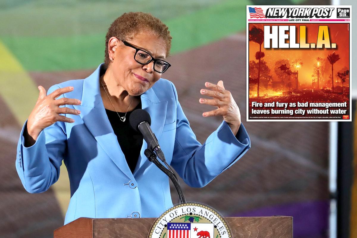 Karen Bass bails on public event as questions swirl in wake of damning fire report