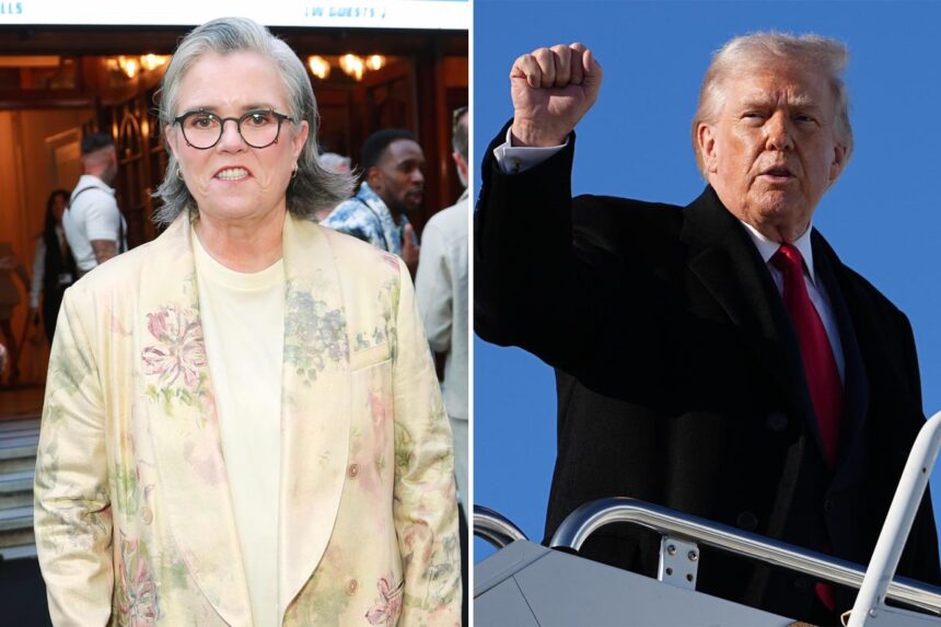 Rosie O’Donnell quietly slips back into US after defecting to Ireland after Trump’s re-election