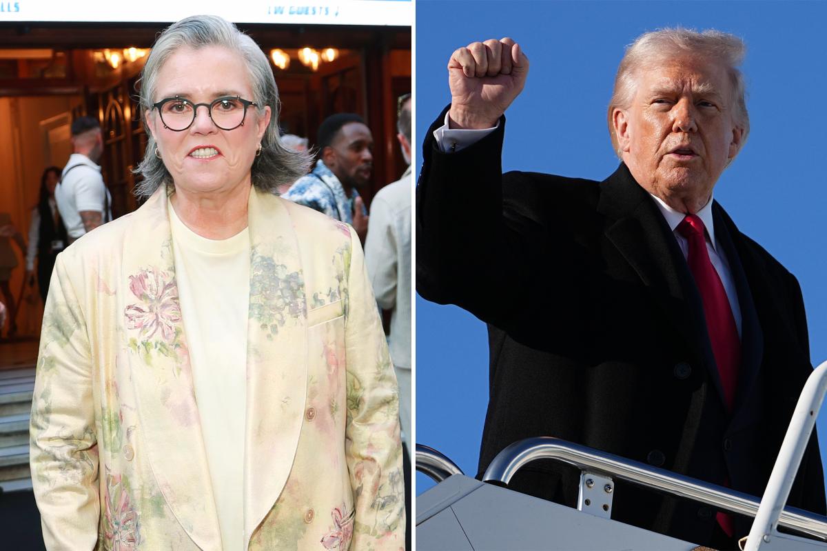 Rosie O’Donnell quietly slips back into US after defecting to Ireland after Trump’s re-election