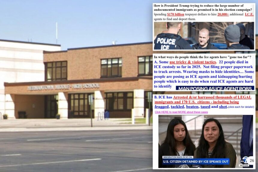 Minnesota school taught eighth-grade geography class ICE uses ‘tricky & violent tactics’: docs