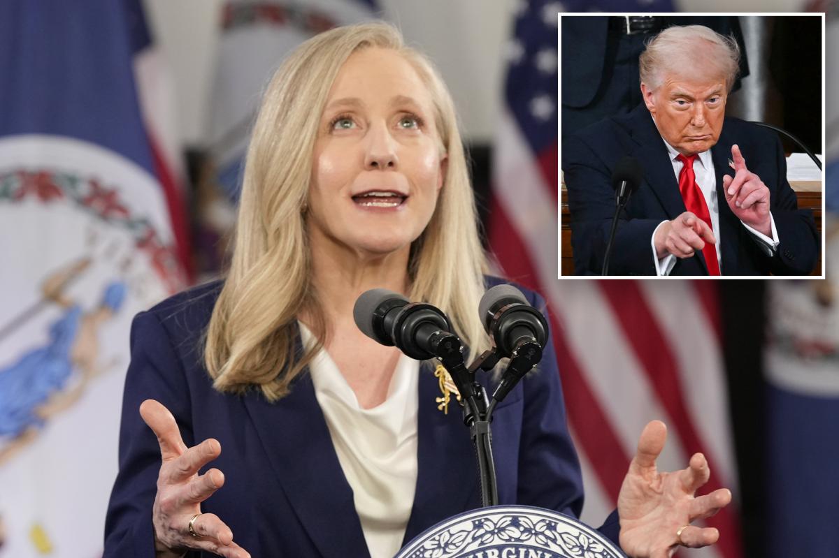 Virginia Dem Gov. Abigail Spanberger delivers response to Trump’s State of the Union address
