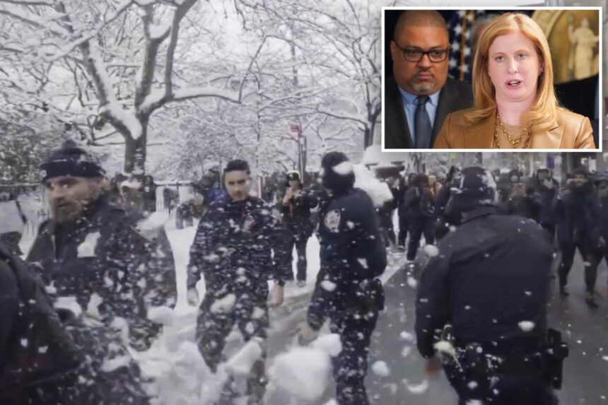 NYPD top cop Jessica Tisch issues fierce defense of cops — after Mayor Mamdani, DA Bragg dismiss snowball attack