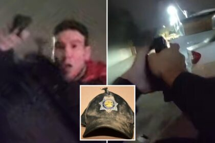 Fresno police share body cam of moment officer narrowly escapes a gunshot to the head