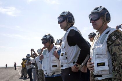 Trump’s special envoy Witkoff and Kushner visit US aircraft carrier amid Iran tensions, talks