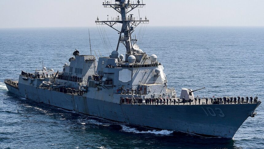 US Navy destroyer, supply ship collide in Caribbean, injuring 2 sailors
