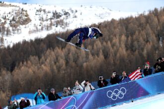 NFL star Myles Garrett turns photographer for girlfriend Chloe Kim’s historic Olympic quest