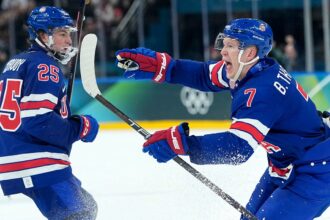 US hockey team storms back from early deficit to crush Denmark in dominant performance