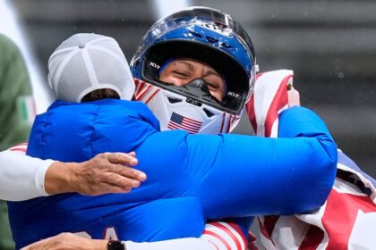 American Elana Meyers Taylor finally captures gold medal at Winter Olympics, makes Team USA history