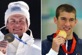 Olympian joins Michael Phelps in rare gold medal territory after winning 10th event