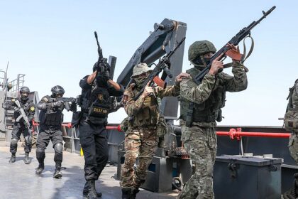 Iran covertly repositions strike drones amid Russia drills in Strait of Hormuz, expert says