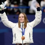 Corinne Stoddard breaks US women’s Olympic short track medal drought with bronze win at Winter Games