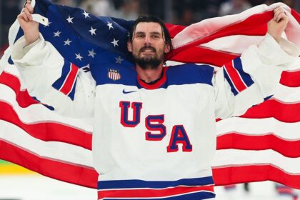 Connor Hellebuyck’s miracle stick save helped Team USA capture first hockey gold since 1980 at Olympics