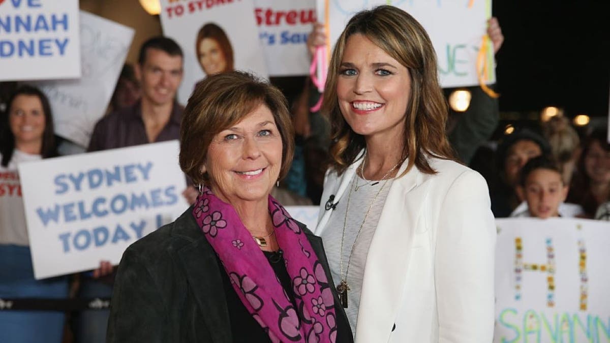 Nancy and Savannah Guthrie smiling side-by-side.