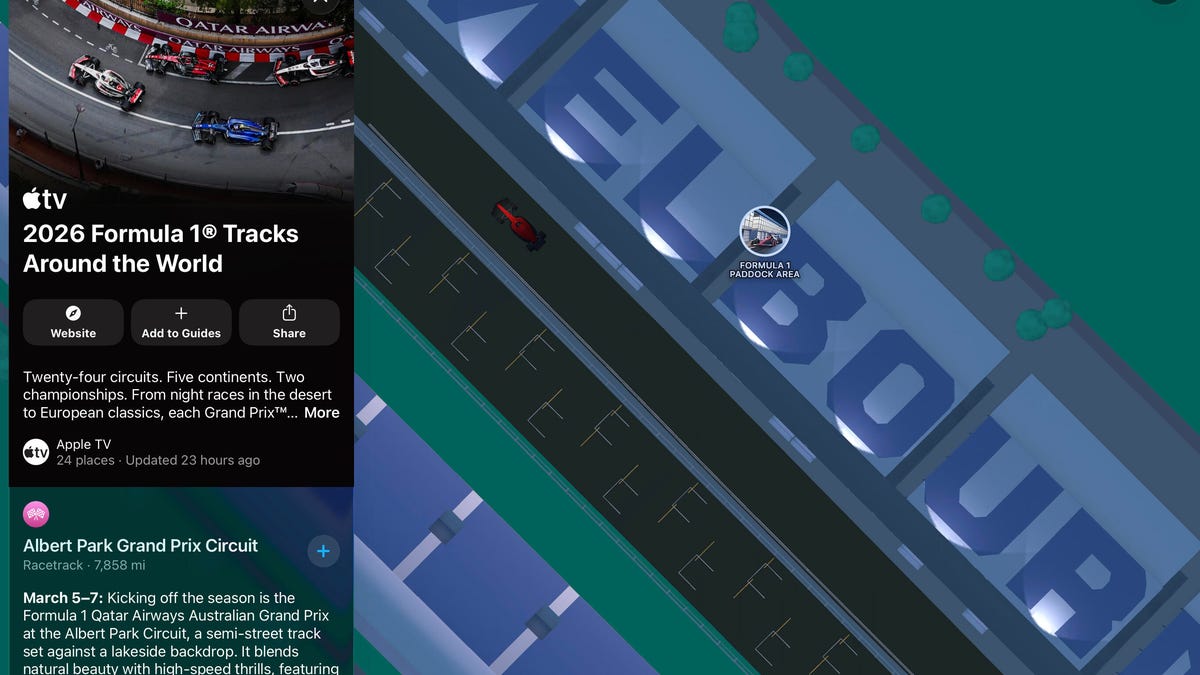 Formula 1 Fans Can Now Explore Race Circuits With Apple’s New Maps Guide