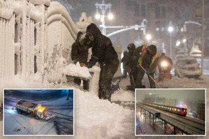 Historic storm brings NYC to a standstill as bomb cyclone dumps more than 13 inches of snow — with more expected