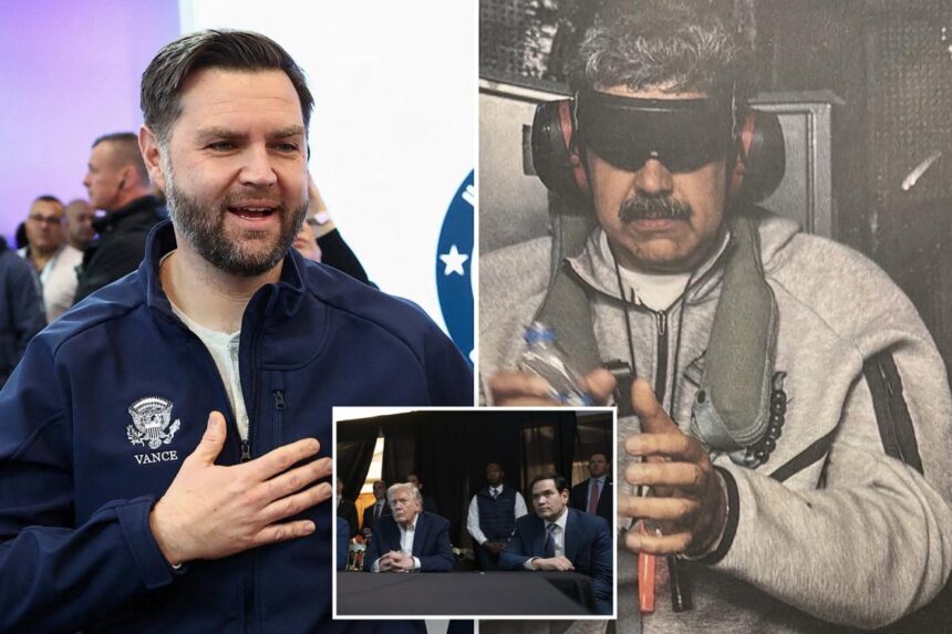JD Vance finally explains his whereabouts during US raid to capture Venezuela despot Nicolas Maduro