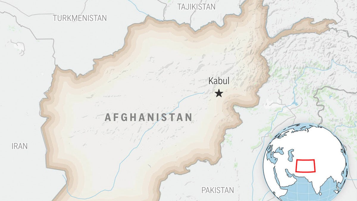 afghanistan map