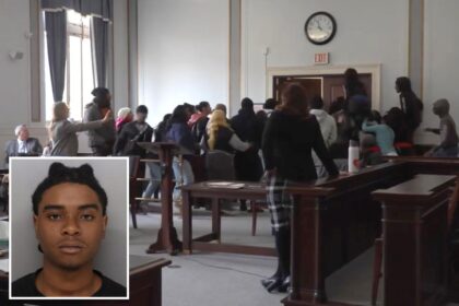 Brawl erupts in Ohio courtroom after judge hands down reduced sentence for teen killer