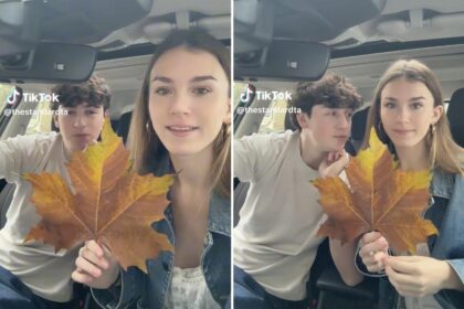 Playful relationship ‘leaf test’ goes awry, putting unsuspecting boyfriend in relationship crosshairs