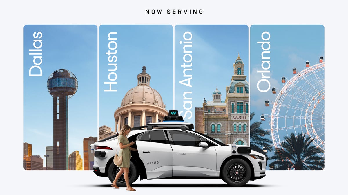 Waymo’s Autonomous Ride Service Expands to 4 New Cities