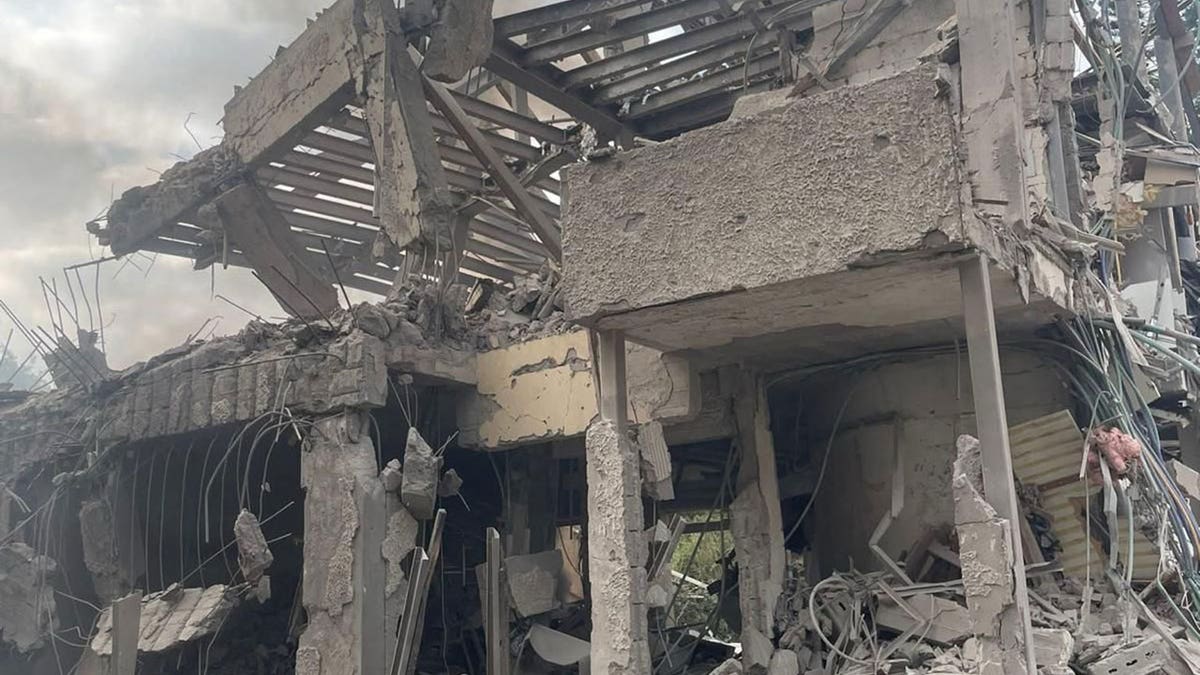 Direct Iranian missile strike during the 12-day war.