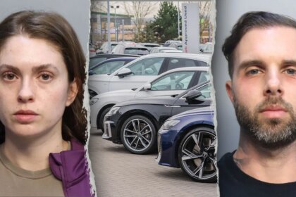 High-end car hustle crashes as couple accused of flipping luxury rides with bogus titles