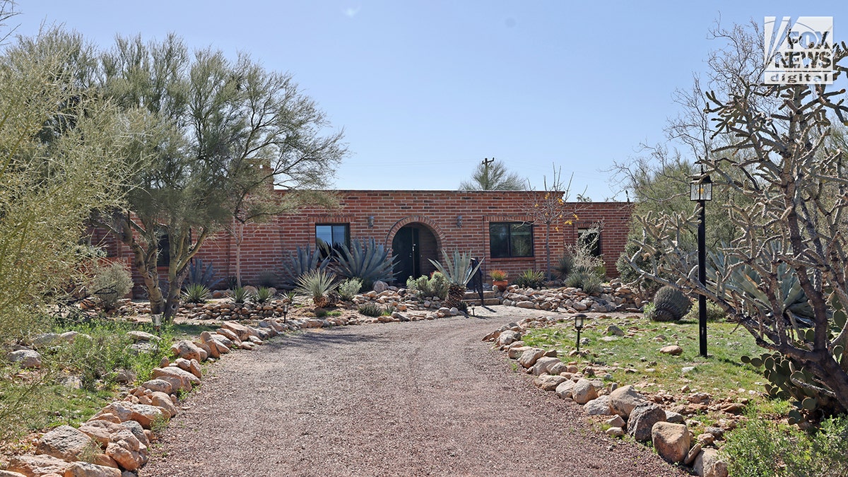 Nancy Guthrie’s house and driveway in Tucson, Arizona.