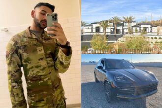 US airman, husband allegedly stole M from government to fund lavish lifestyle, luxury cars and mansion